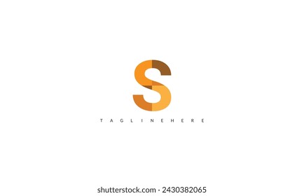 S Alphabet letters Initials Monogram logo. letter express logo Vector icon design illustration Templat.