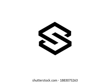 S Alphabet Logo Vector Design Stock Vector (Royalty Free) 1883075263 ...