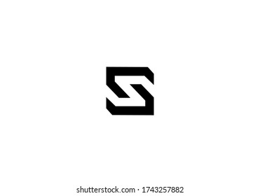 S alphabet logo vector icon