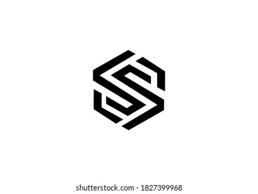 s alphabet logo vector icon