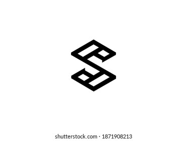 S alphabet logo vector icon