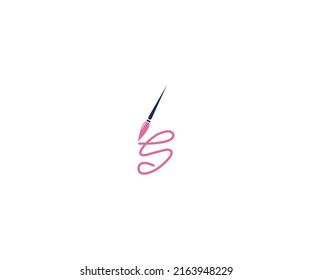 S Art Logo Design Vektorgrafik-Vorlage