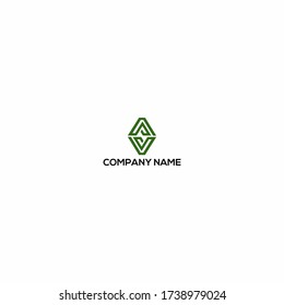 S AV Letter Logo Template Illustration Design