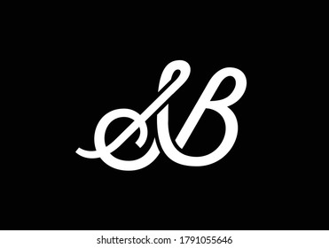 S B Initial Letter Logo Design Vektorvorlage. S B-Monogramm-Logo.