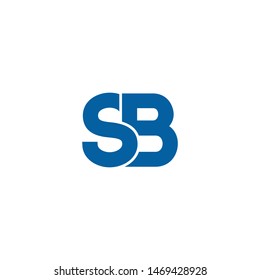 S B letter logo design