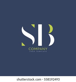 S B logo vector template