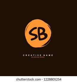 S B SB Initial logo template vector