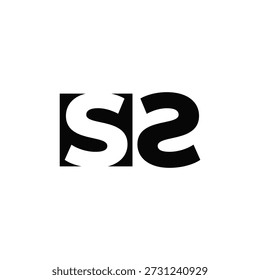 Vector DE IDEA DE DISEÑO DE LOGOTIPO 3D S Y HACIA ATRÁS