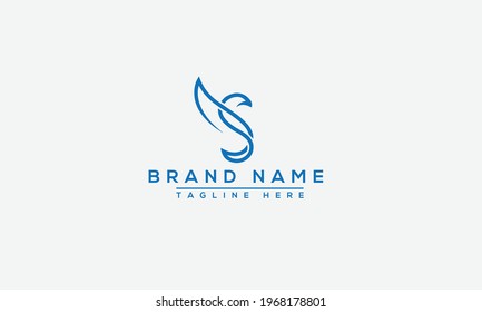 S bird logo Design Template Vector Graphic Branding Element.