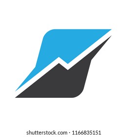 S Bolt logo icon vector