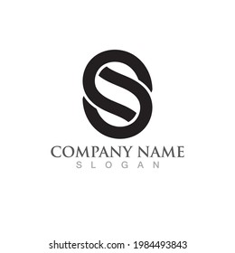  S Business corporate letter logo design vector