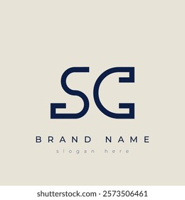 S and C logo design. SC abstract Letters Logo Monogram. This logo design is the process of creating a visual symbol that represents a brand, company, or individual.