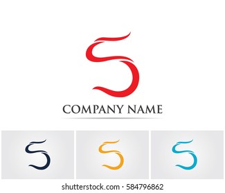 S circle letter logo