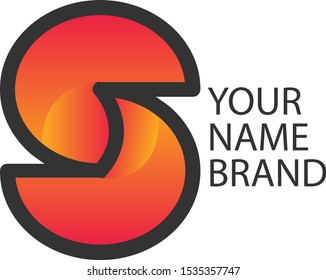 S Circle Logo Vector Design