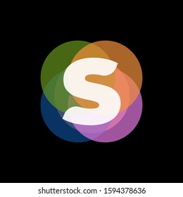 S Colorful Vector Logo Icon Design