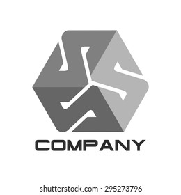 S company linked letter logo
