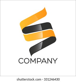 S company linked letter logo
