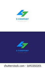 S corp company logo template.