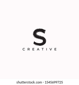 S creative letter logo design full vector eps for use any purpose 