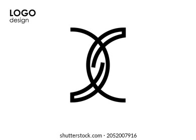 S creative logo in black and white.