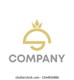 s crown logo vector design template sign