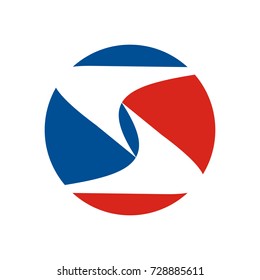 S or CS or SC logo initial letter template design vector
