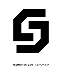 S, CSC, LSL, CC initials geometric letter company logo