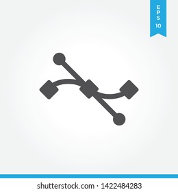 S Curve vector icon, simple sign for web site and mobile app.