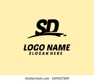 S D Initial logo
