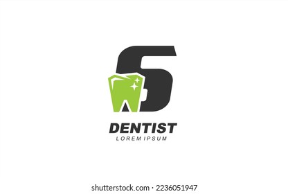 S dental letter logo vector for your branding with modern style.