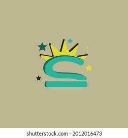 S design illustration with a crown on it signifies that sister are always respected