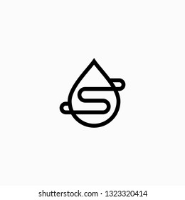 S drop icon
