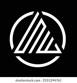 Logotipo del triángulo S y F