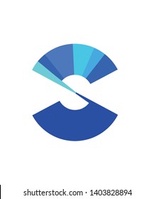 S Fan Logo Amblem Vector