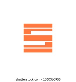 S Font logo. Modern design vector font for title, header, lettering. Corporate Vector abc technology typeface. 