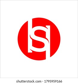 Signo vectorial de diseño del logotipo S H