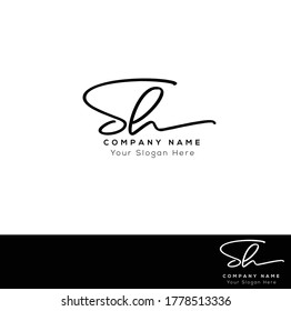 317 Sh Signature Logo Images, Stock Photos & Vectors 