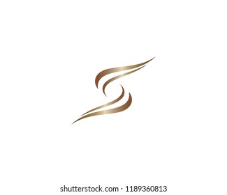 S hair symbol illustration