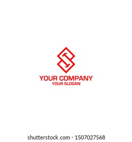 S Hammer Construction Logo Design Vector