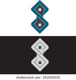 S home initial logo for your company