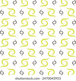 S icon reasonable trendy multicolor repeating pattern vector illustration design