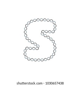 S Infinity Letter Logo Icon Design