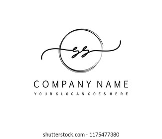 S S Initial Handwriting Logo Vector Stock Vector (Royalty Free ...