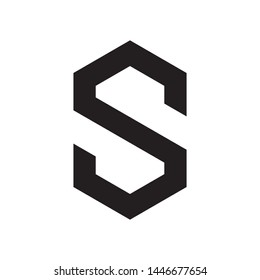 S initial letter logo template vector icon design
