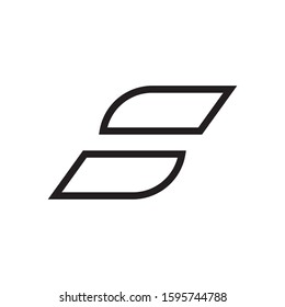 S initial letter logo template vector icon design