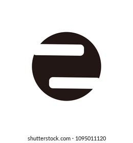 s initial letter logo vector