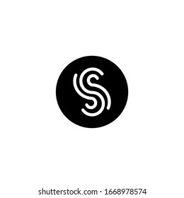 S initial logo company name