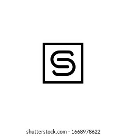 S initial logo company name