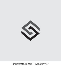 S Initial Logo Design Vector Creative Simple