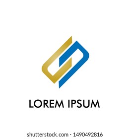 S initial logo letter for technology company